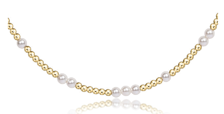 15" Choker Hope Unwritten - 3MM Pearl