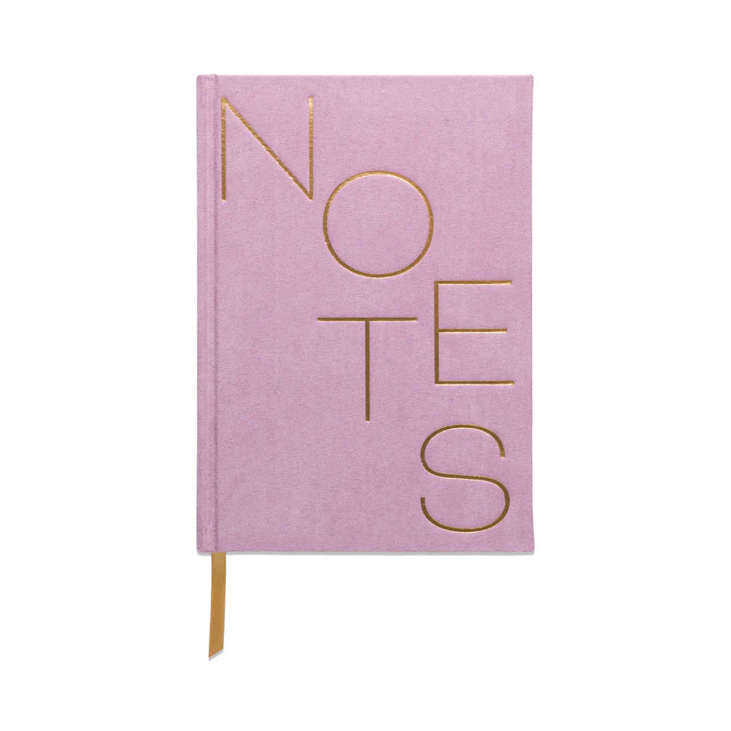 Metallic Suede Journal - Notes