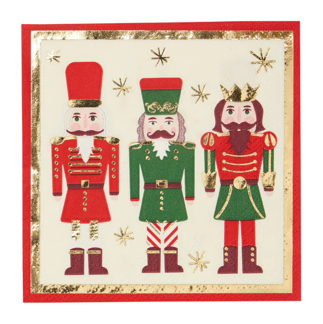 Nutcracker Christmas Cocktail Napkin/20ct