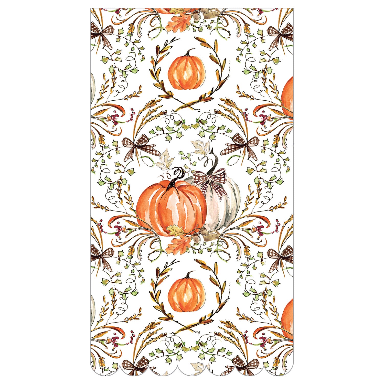 Turkey & Gourds by Rosanne Beck Guest Towel