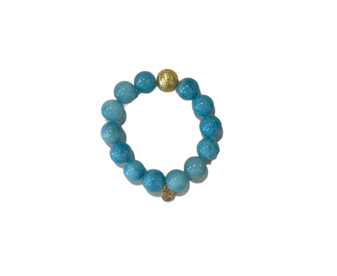 Georgia Beaded Bracelet - Quartz, Assorted Colors