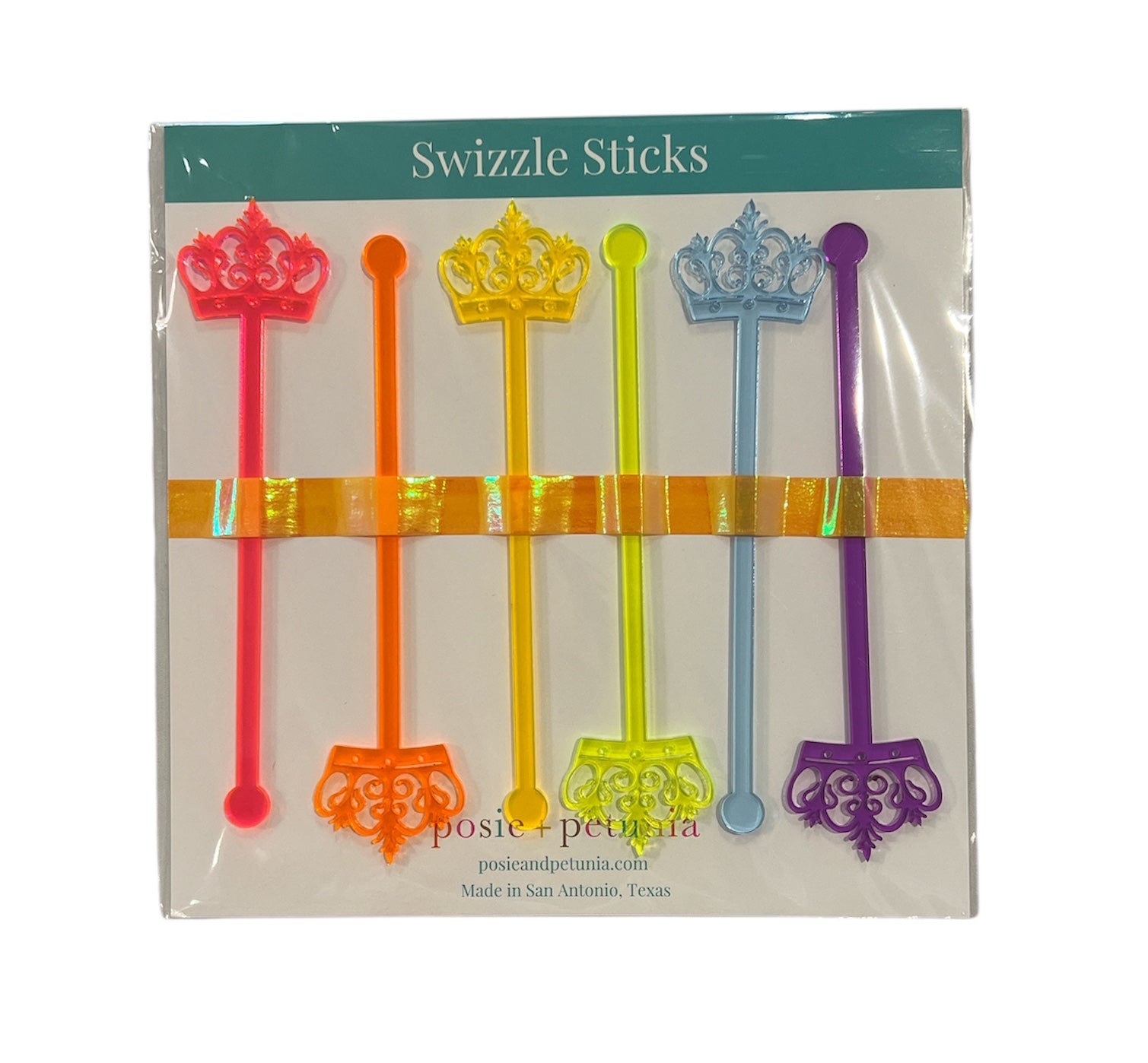 Crown Swizzle Sticks