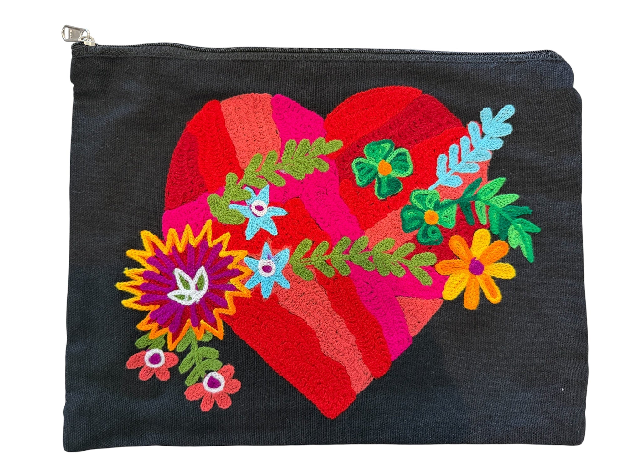 Embroidered Pouches, Assorted Colors