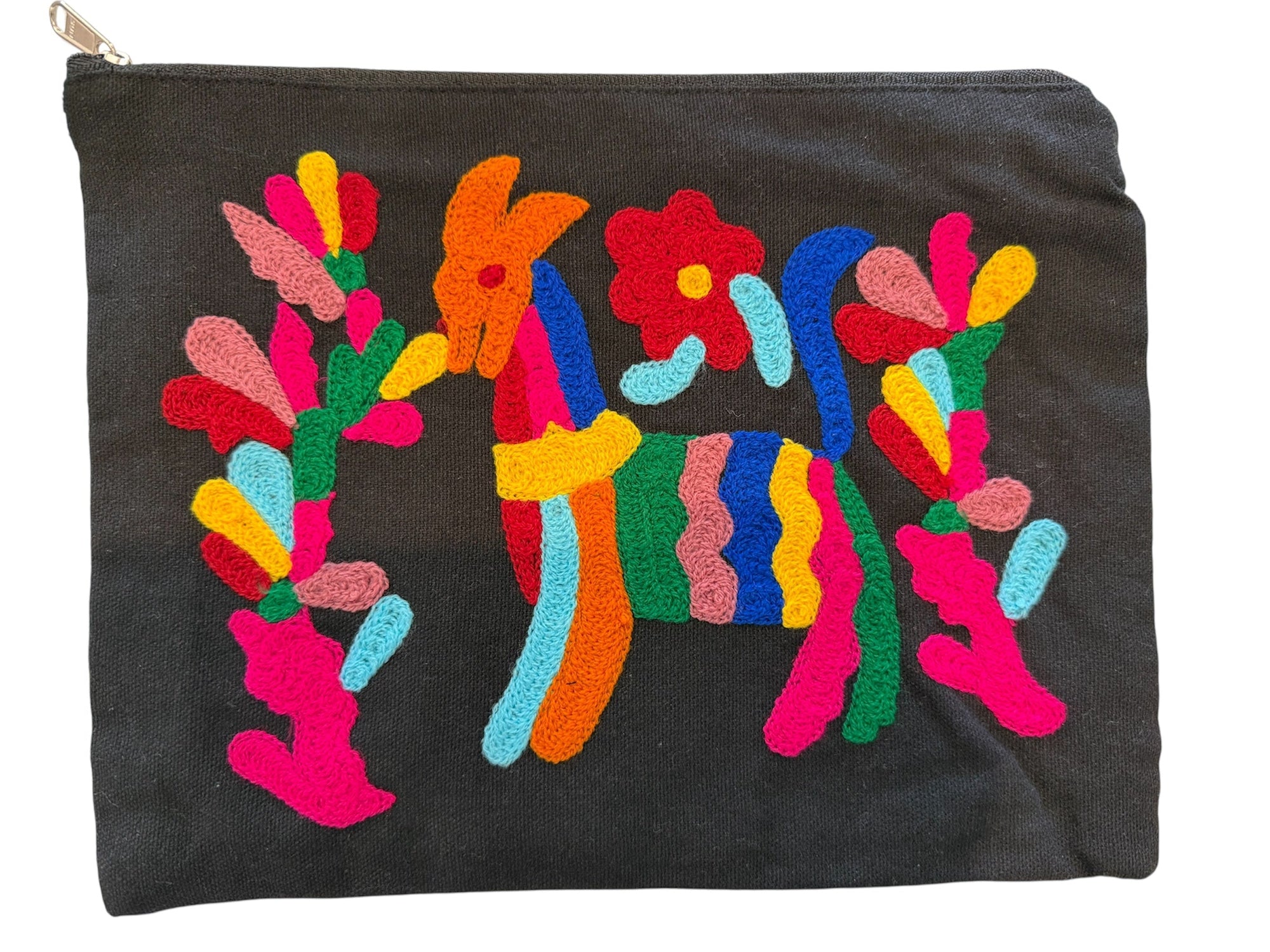 Embroidered Pouches, Assorted Colors