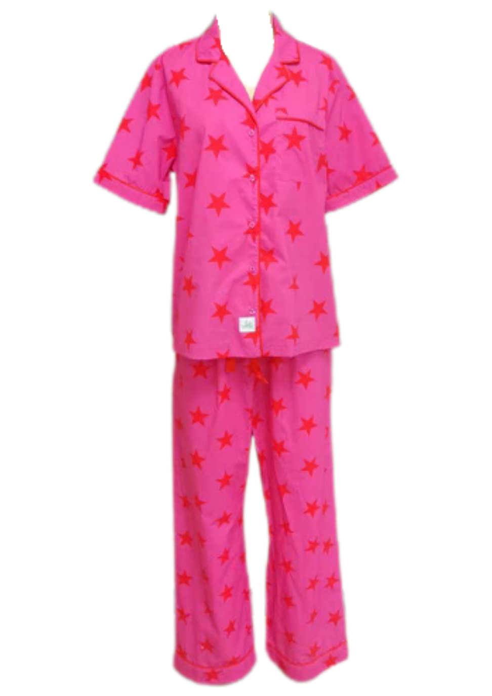 Pink/red star Pj Set