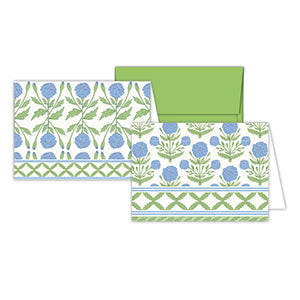 Blue and Green Marigold Petite Note Combo