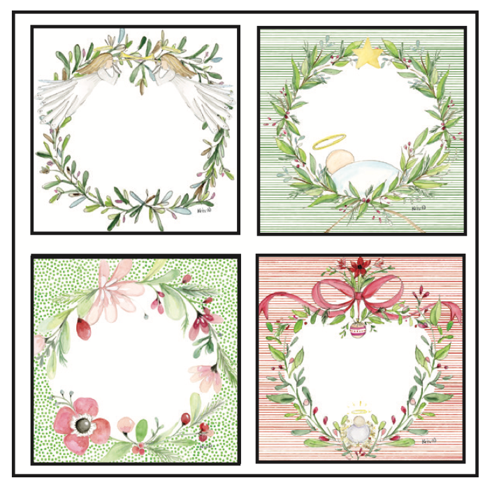 Kris-10's Creations Christmas Sticker Set (16 pieces)