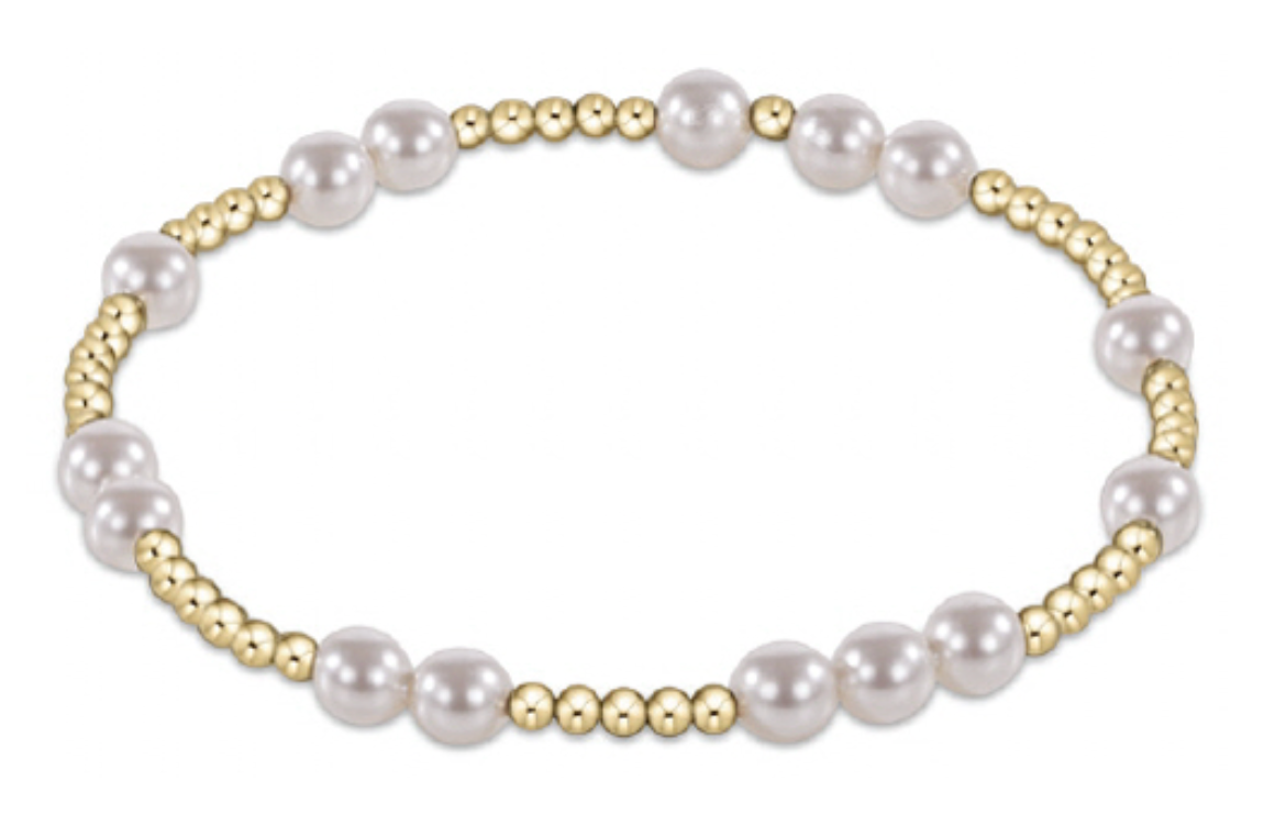 Hope Unwritten Bracelet - Pearl 5MM