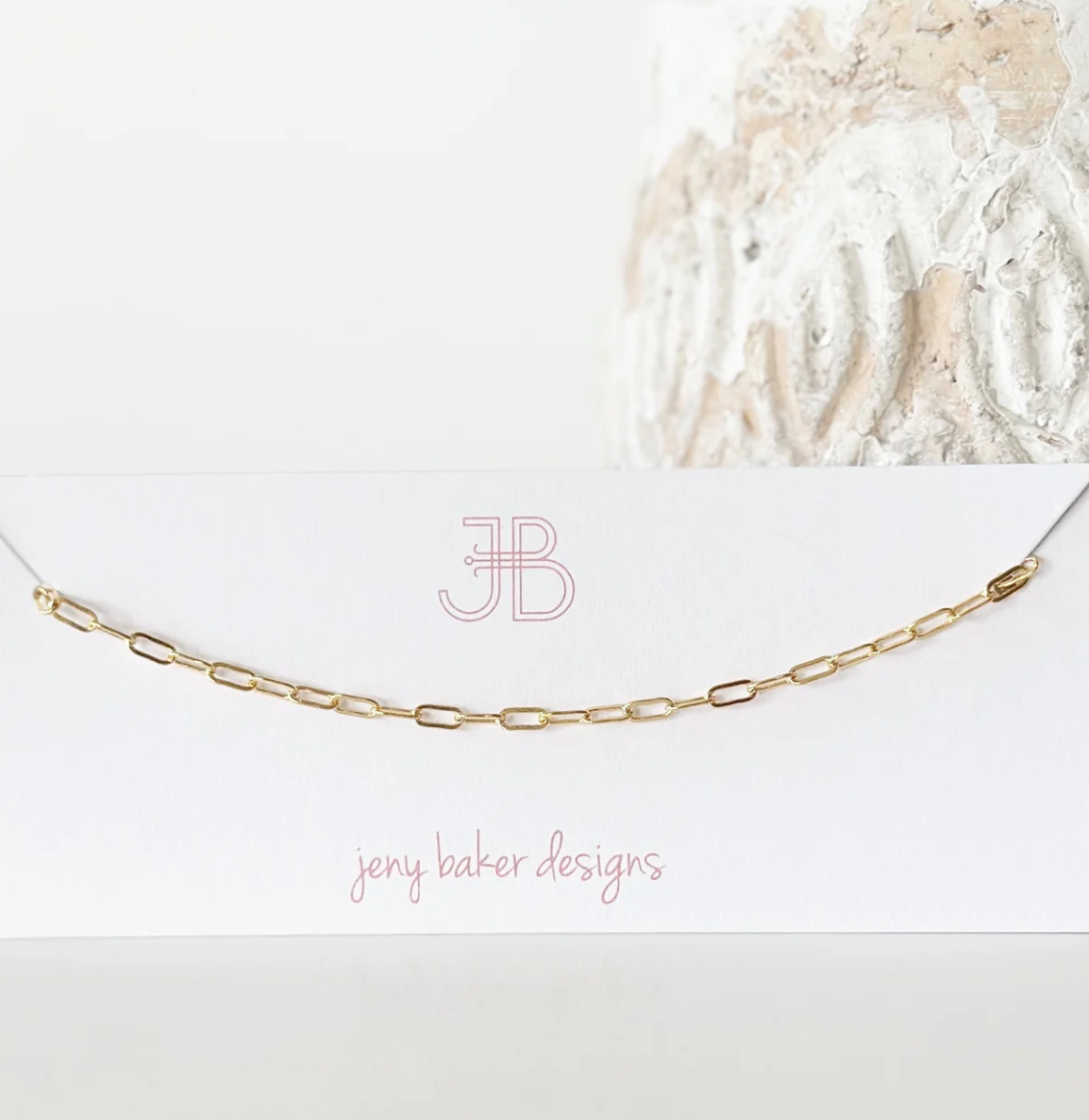 Box Chain Layering Necklace, Small