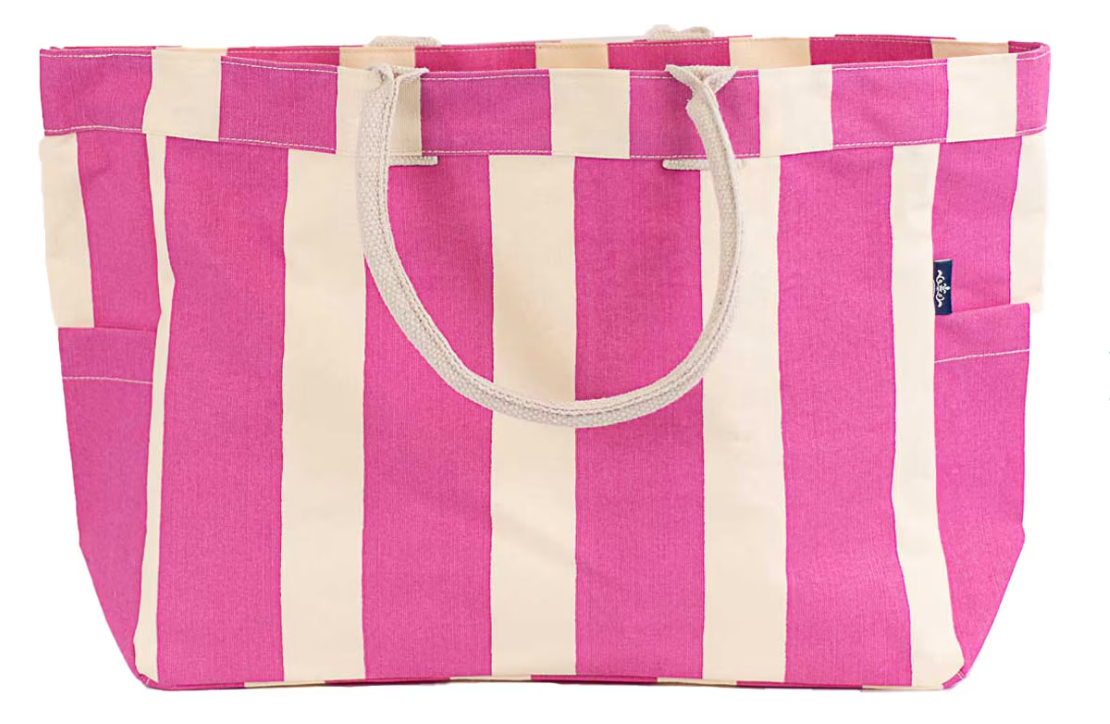 Cabana Stripe Durham Tote, Assorted