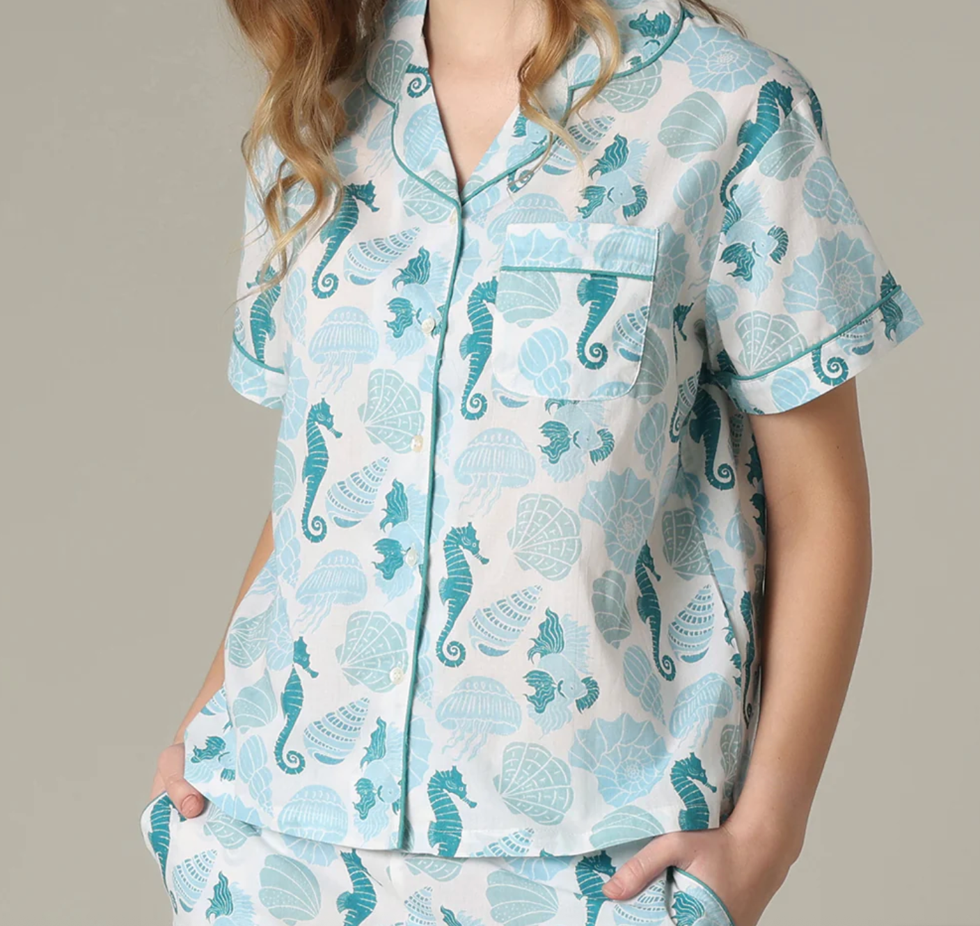 Ocean Shorts PJ Set
