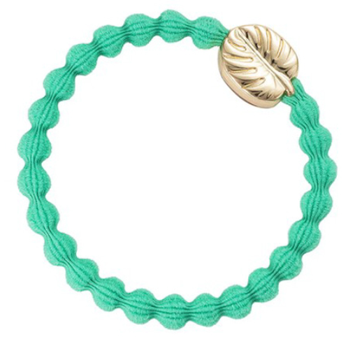Gold Palm Leaf - Jungle Green