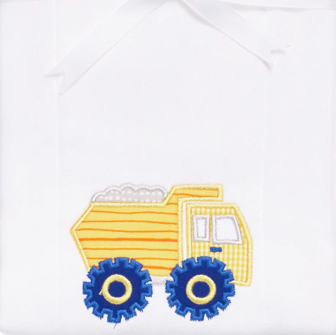 Dump Truck Applique Burp