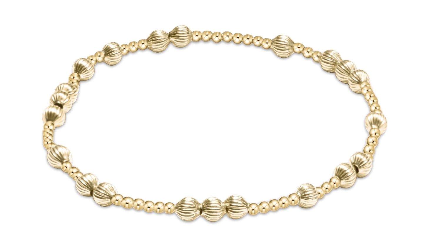 Hope Unwritten Dignity Gold 4mm Bracelet