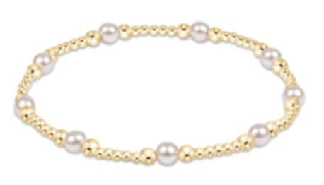 Purpose Pearl 4mm Gold Bracelet