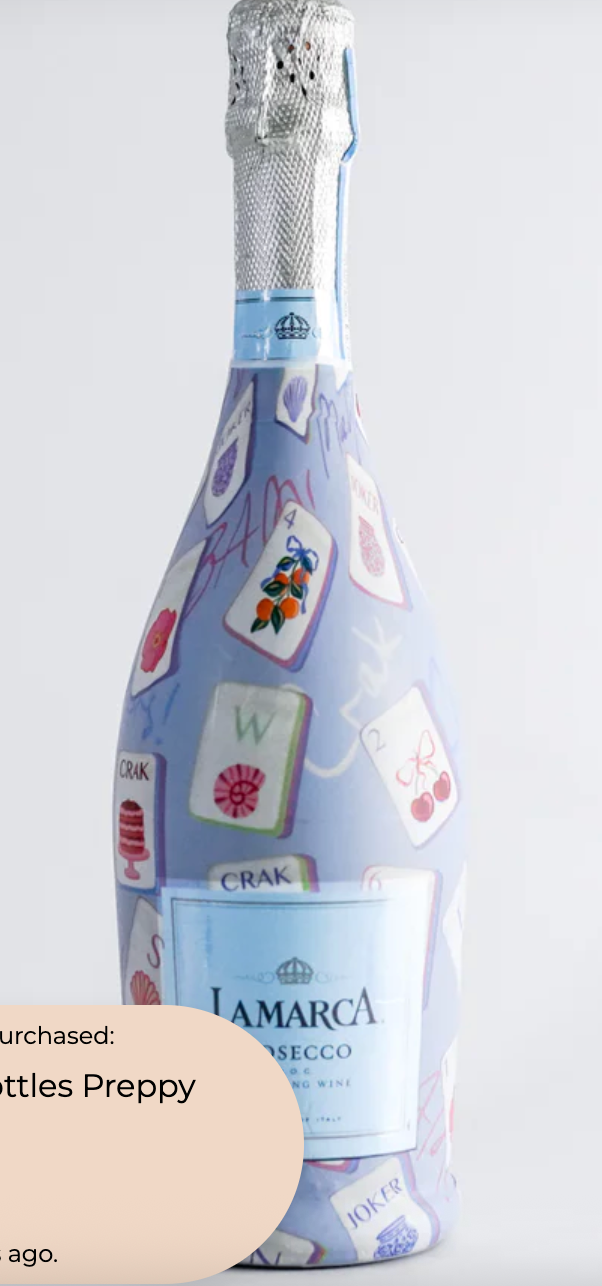 Beau Bottles - Prosecco Collection, Assorted Patterns