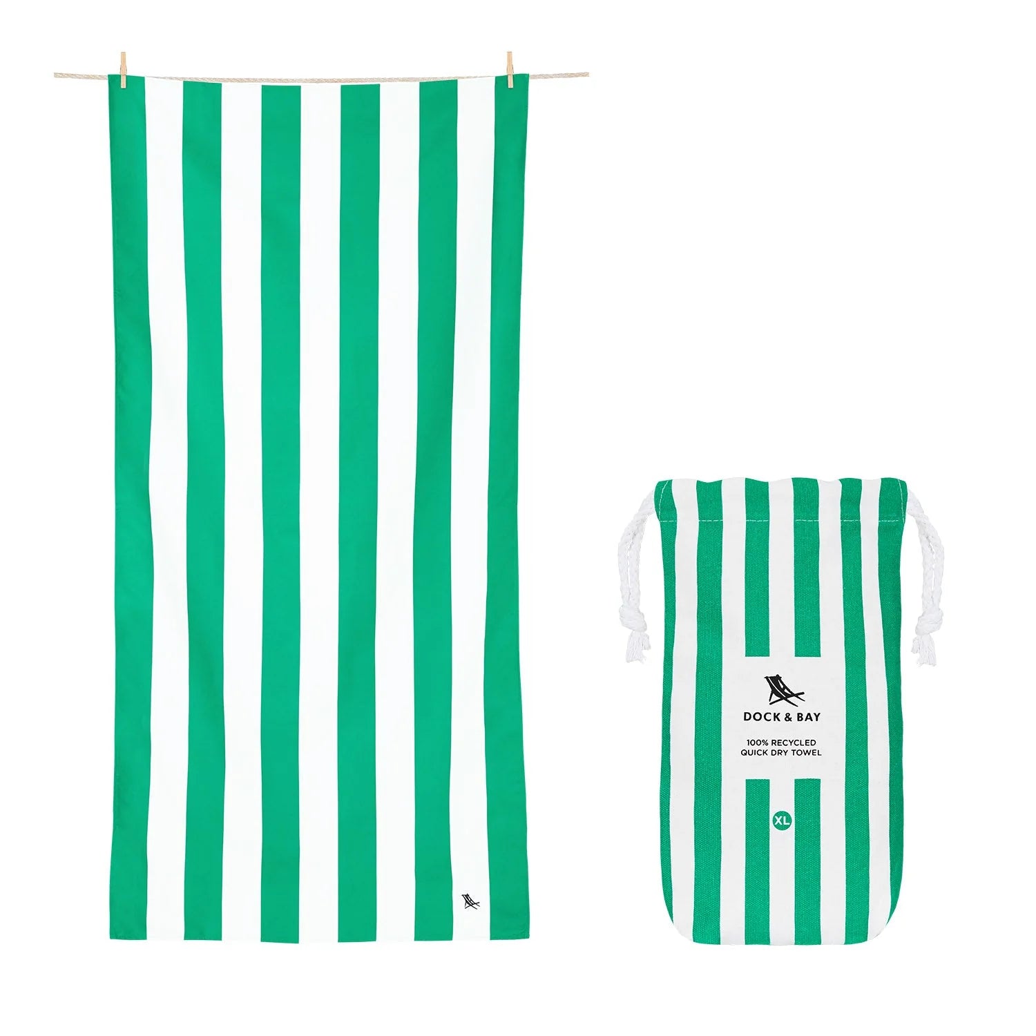 Dock & Bay Extra Large Quick Dry Towels - Cabana, Assorted Colors