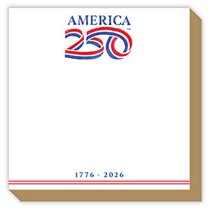 America 250 Logo Luxe Notepad