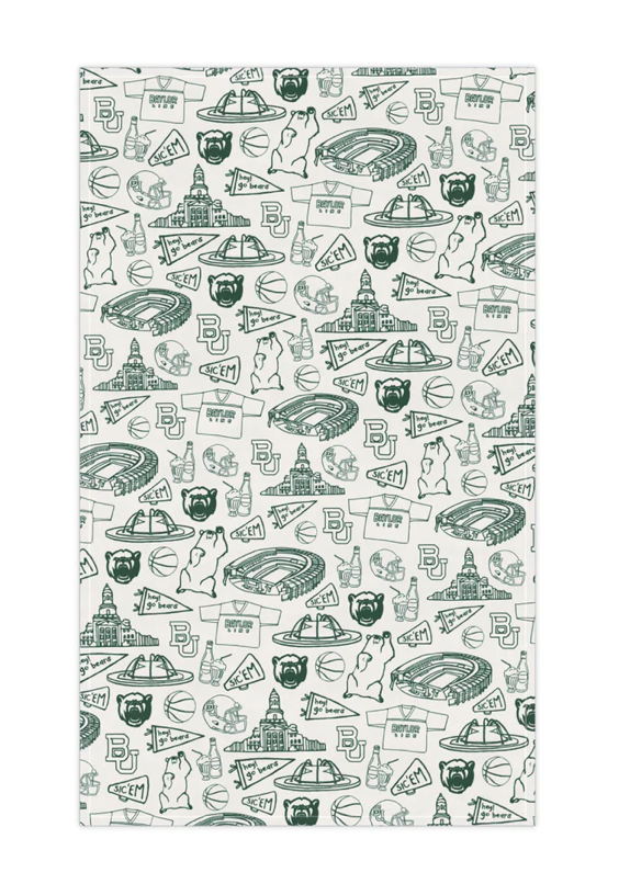 Collegiate Cotton Kitchen Towels, Assorted Schools