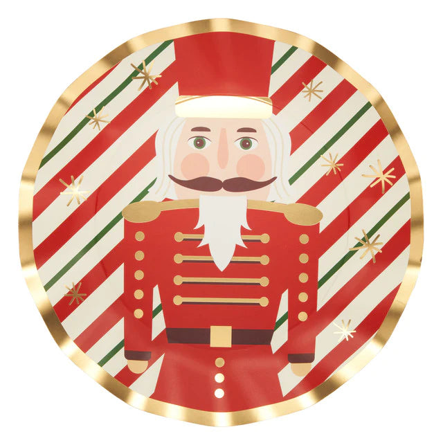 Nutcracker Christmas Dinner Plate/8pk