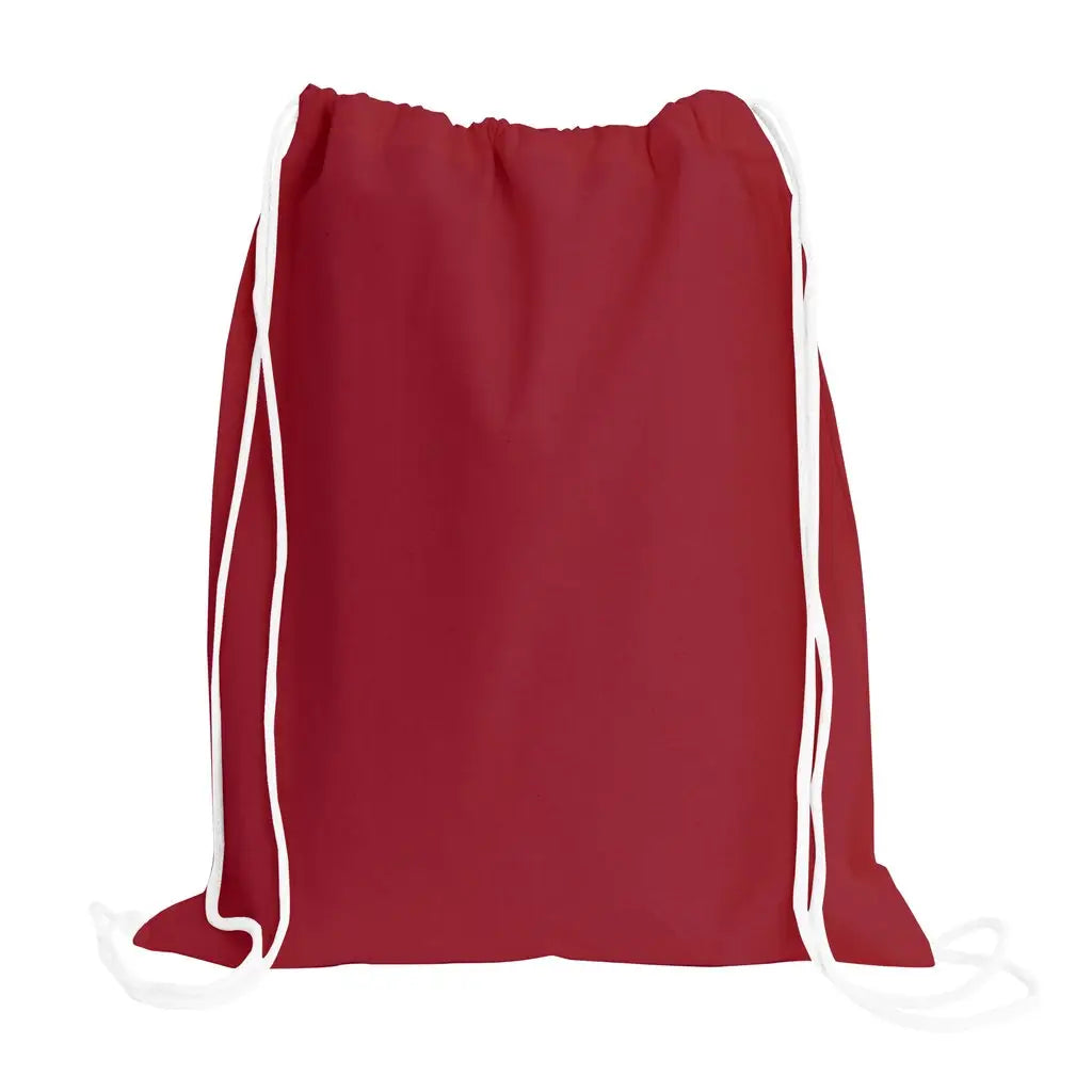 Sport Cotton Drawstring Bag Cinch Pack