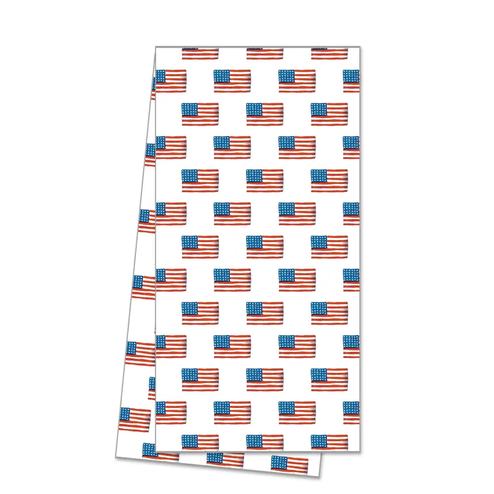 American Flag Pattern Tea Towel