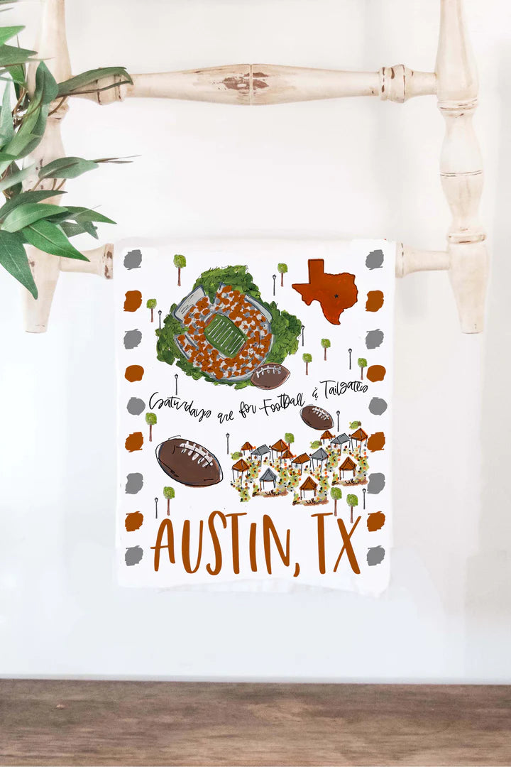 Austin, TX Tea Towel