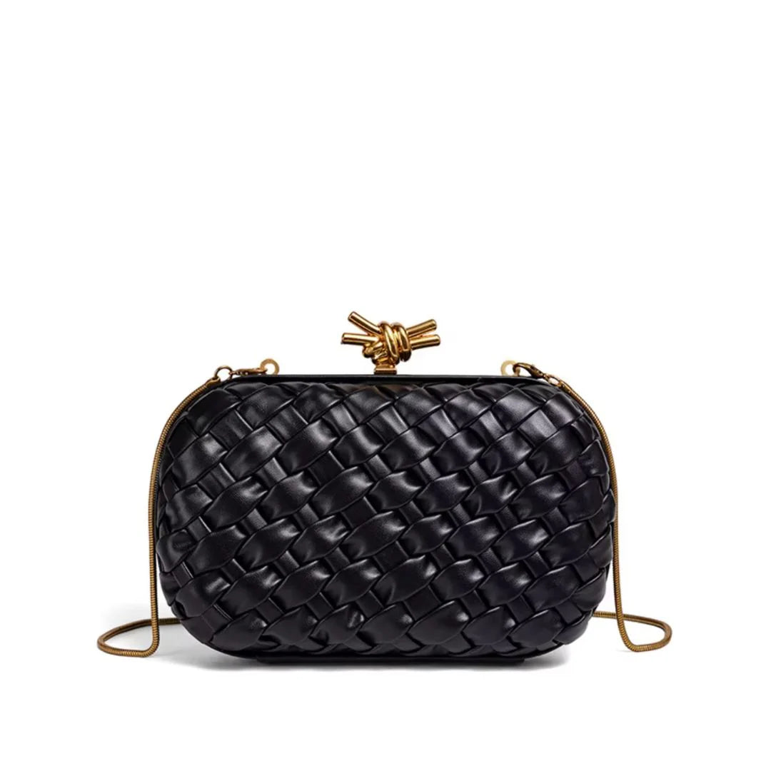 Bonsoir Woven Clutch