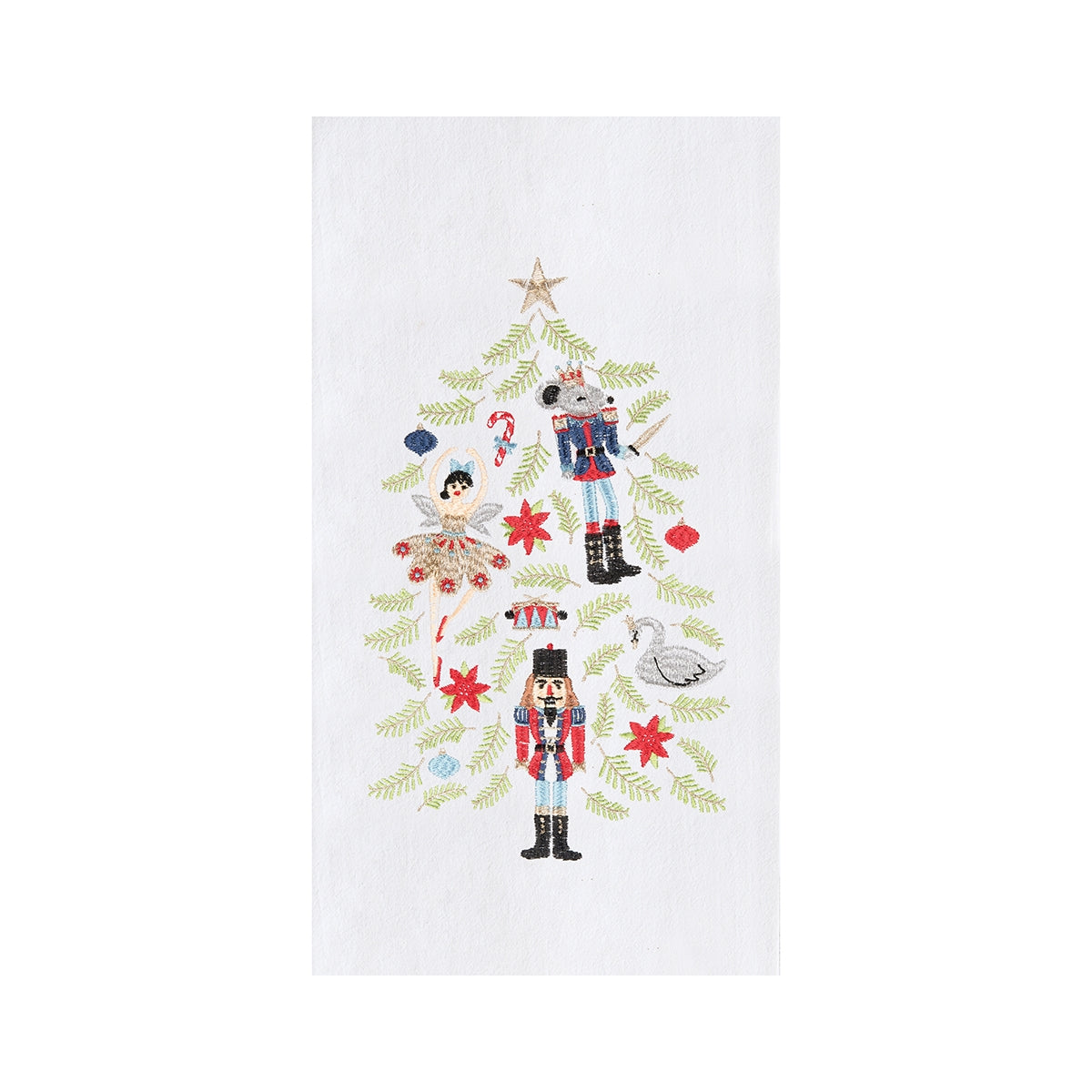 Nutcrackers Christmas Tree Kitchen Towel