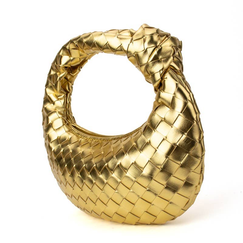 The Charlize | Knotted Woven Handbag