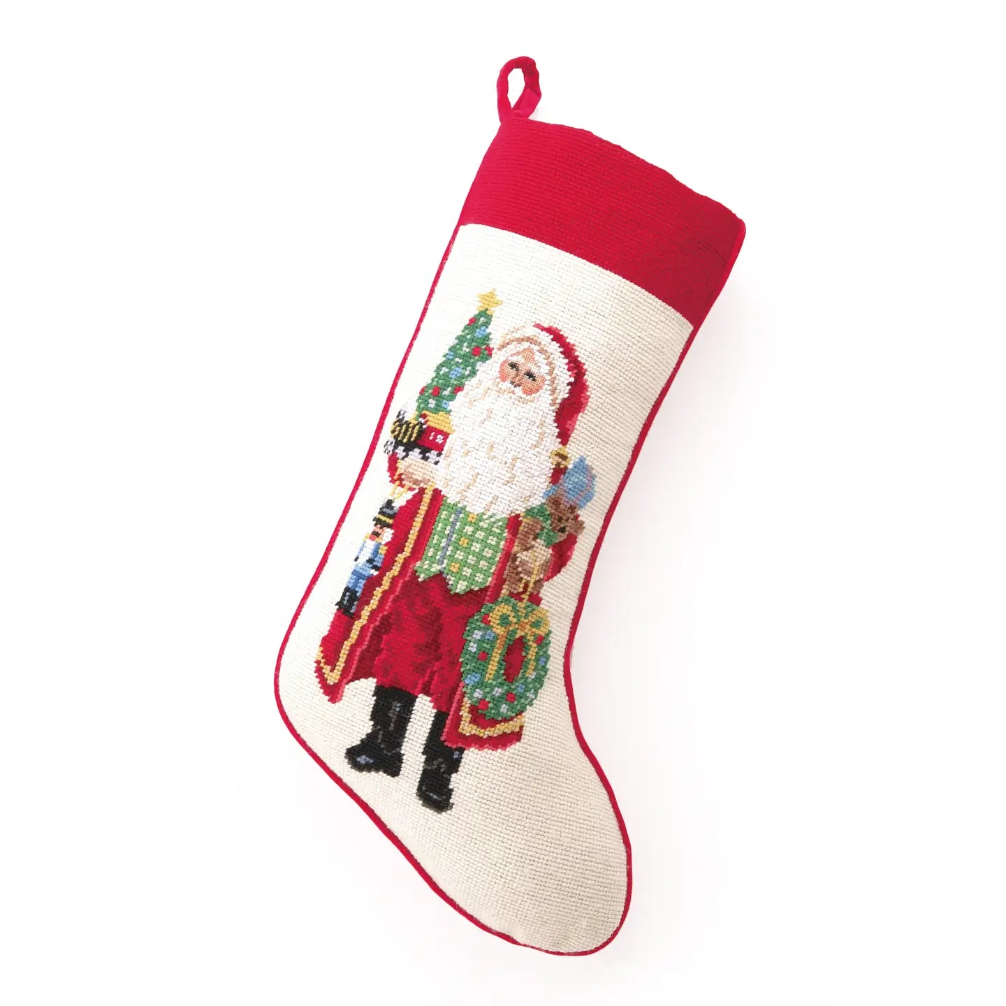 Needlepoint Stockings, Assorted Patterns