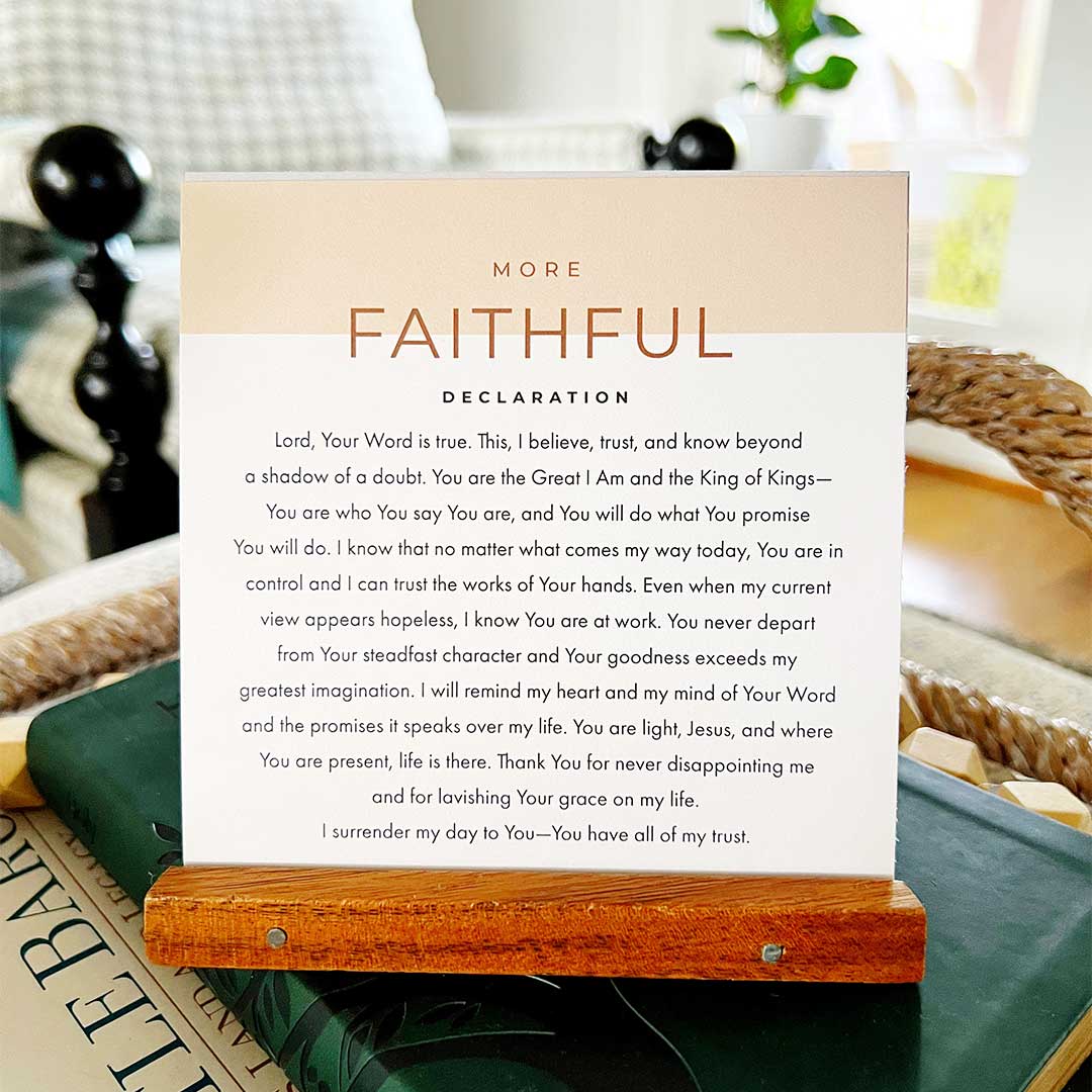 More of Jesus Scripture Devotional Set w/Stand