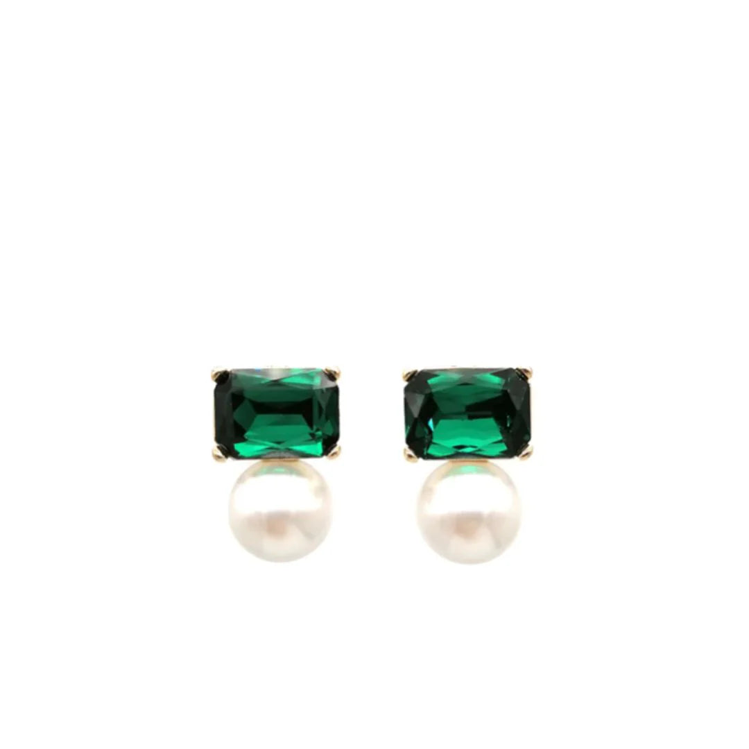 Landyn Earrings - Emerald