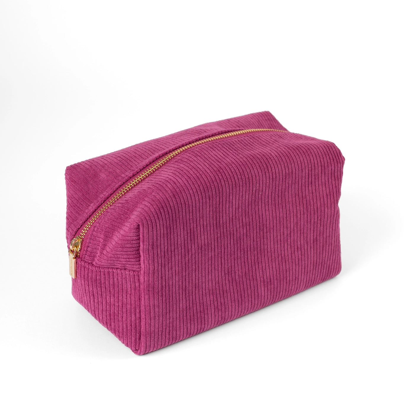 Corduroy Cosmetic Bag, Assorted Colors