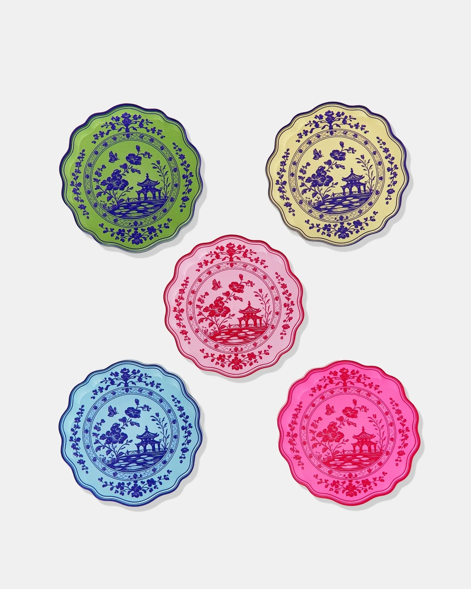 Garden Party Coasters, Set of 4