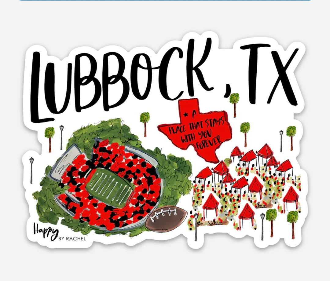 Lubbock, TX Sticker