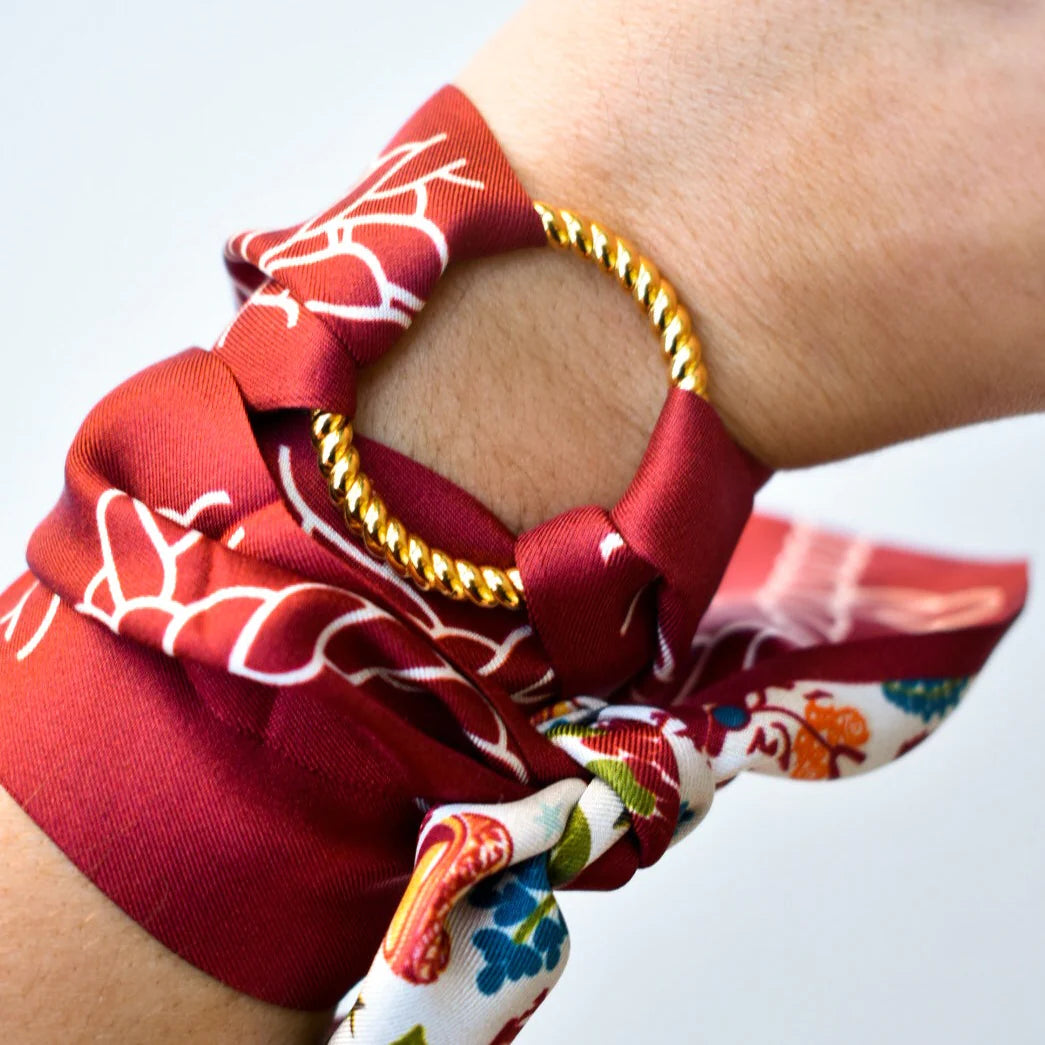 Golden Twist Twilly Ring - Memory Lane Monograms Golden Twist Twilly Ring - Memory Lane Monograms