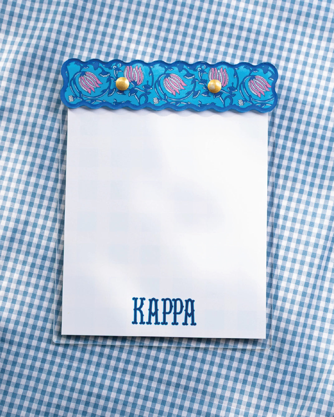Block Print Sorority Notepads, Assorted