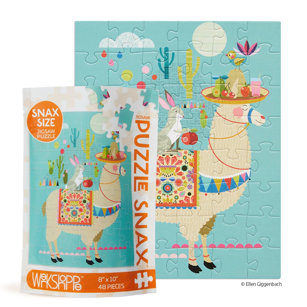 Llama Llyft 100 Piece Puzzle Snax