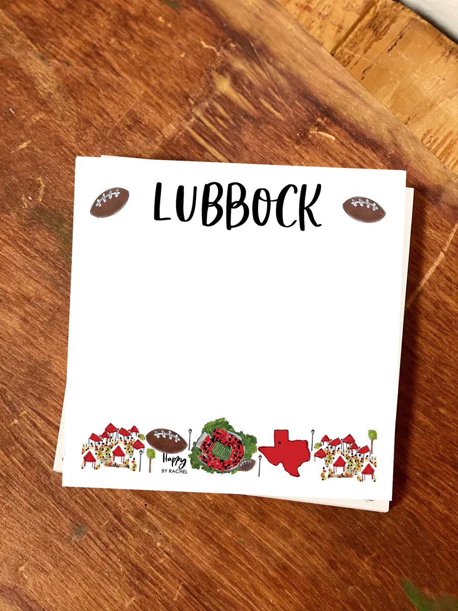 Lubbock, TX Notepad