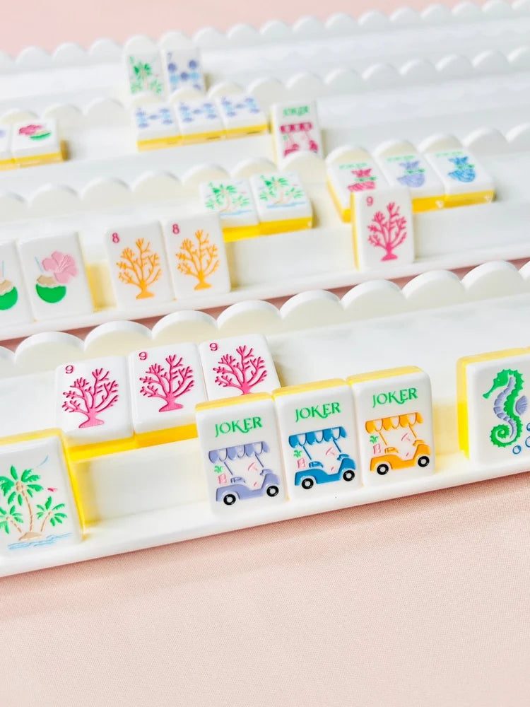Mahjong Acrylic Racks and Scallop Pushers