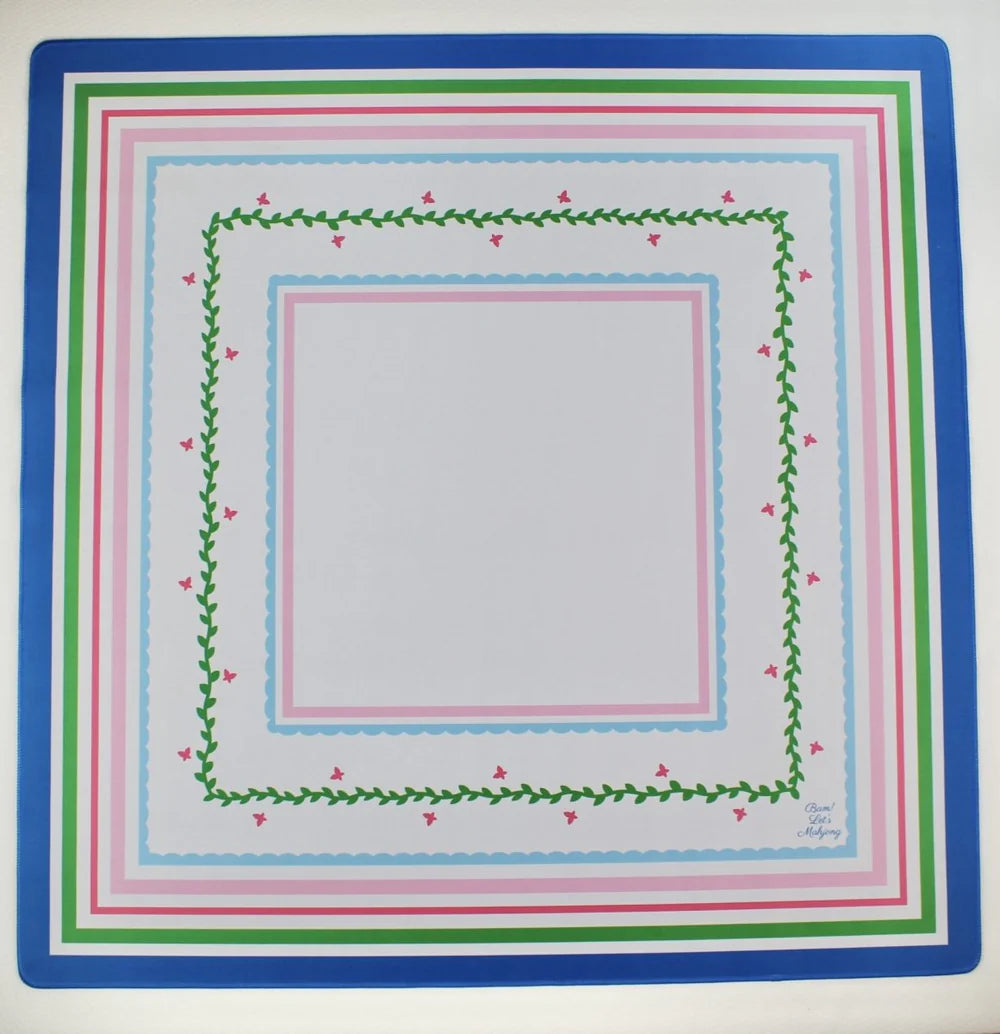 Mahjong Tiles Grandmillennial and Matching Mat