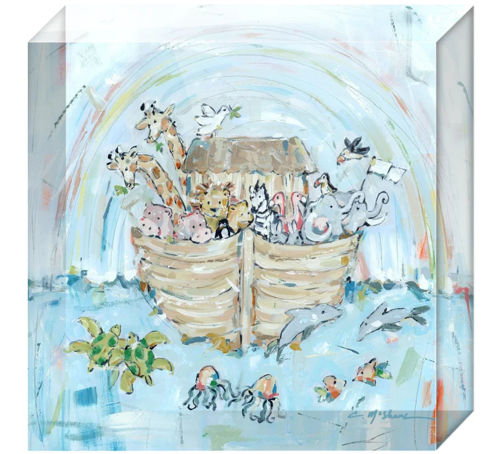 "Noah's Arks III" acrylic block