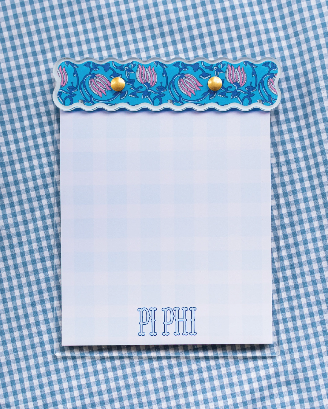 Block Print Sorority Notepads, Assorted