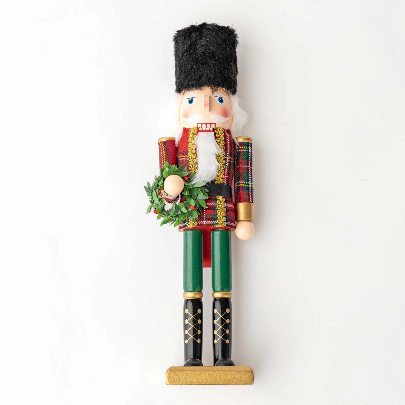 15" Nutcracker - Plaid