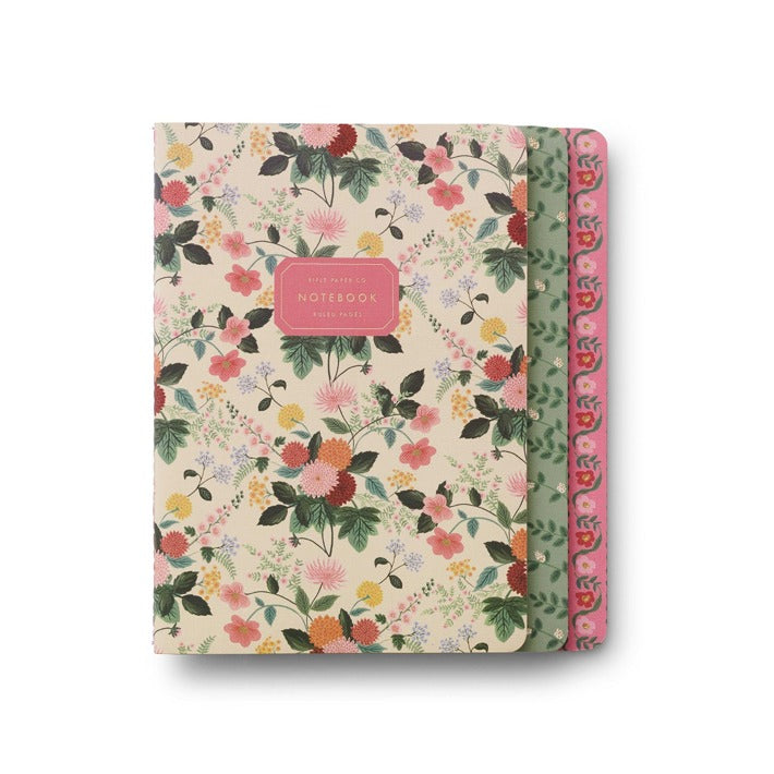 Dahlia Notebooks, Assorted Patterns