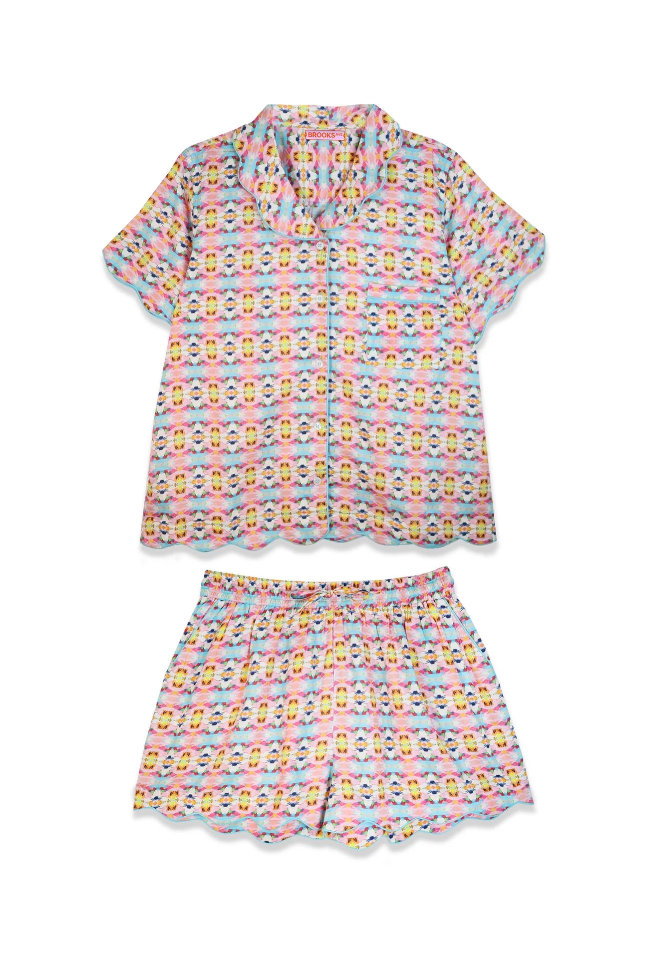 Button-Down Sleep Shirt, Assorted Colors - Memory Lane Monograms