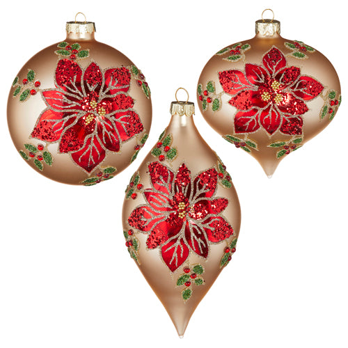 Poinsettia Ornament