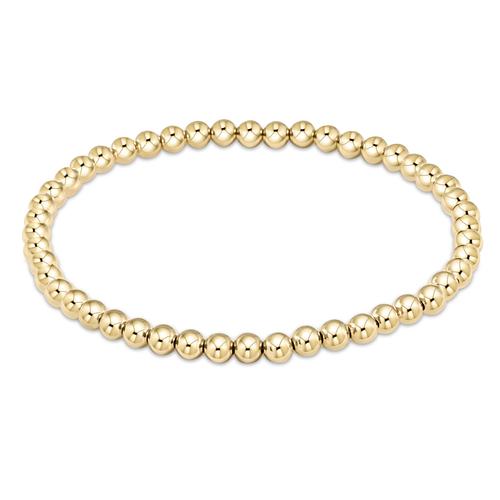 Classic Gold Bead Bracelets, Assorted Sizes