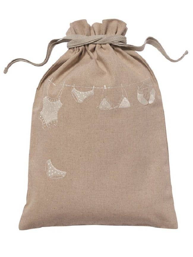Lingerie Bag, Natural Linen